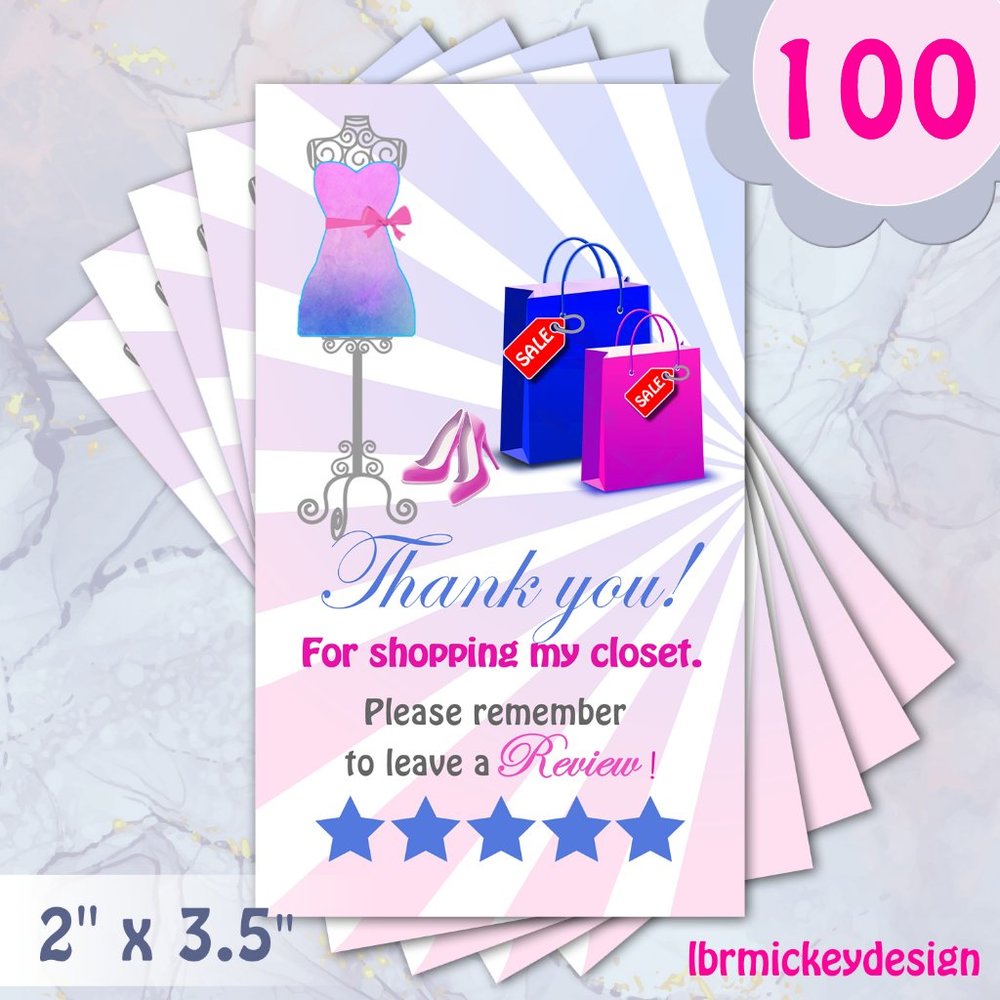 100 Thank You Cards